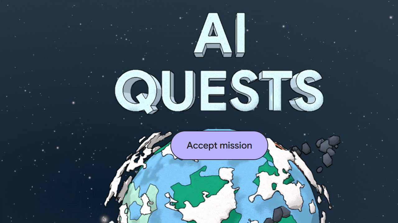 googledan eglenceli yapay zeka egitimi ai quests sitesi yayinda QzIH4Ihy