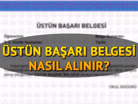 Üstün başarı belgesi nasıl alınır? MEB üstün başarı belgesi kimlere verilir, şartları neler? İşte okullarda üstün başarı belgesi alma koşulları!